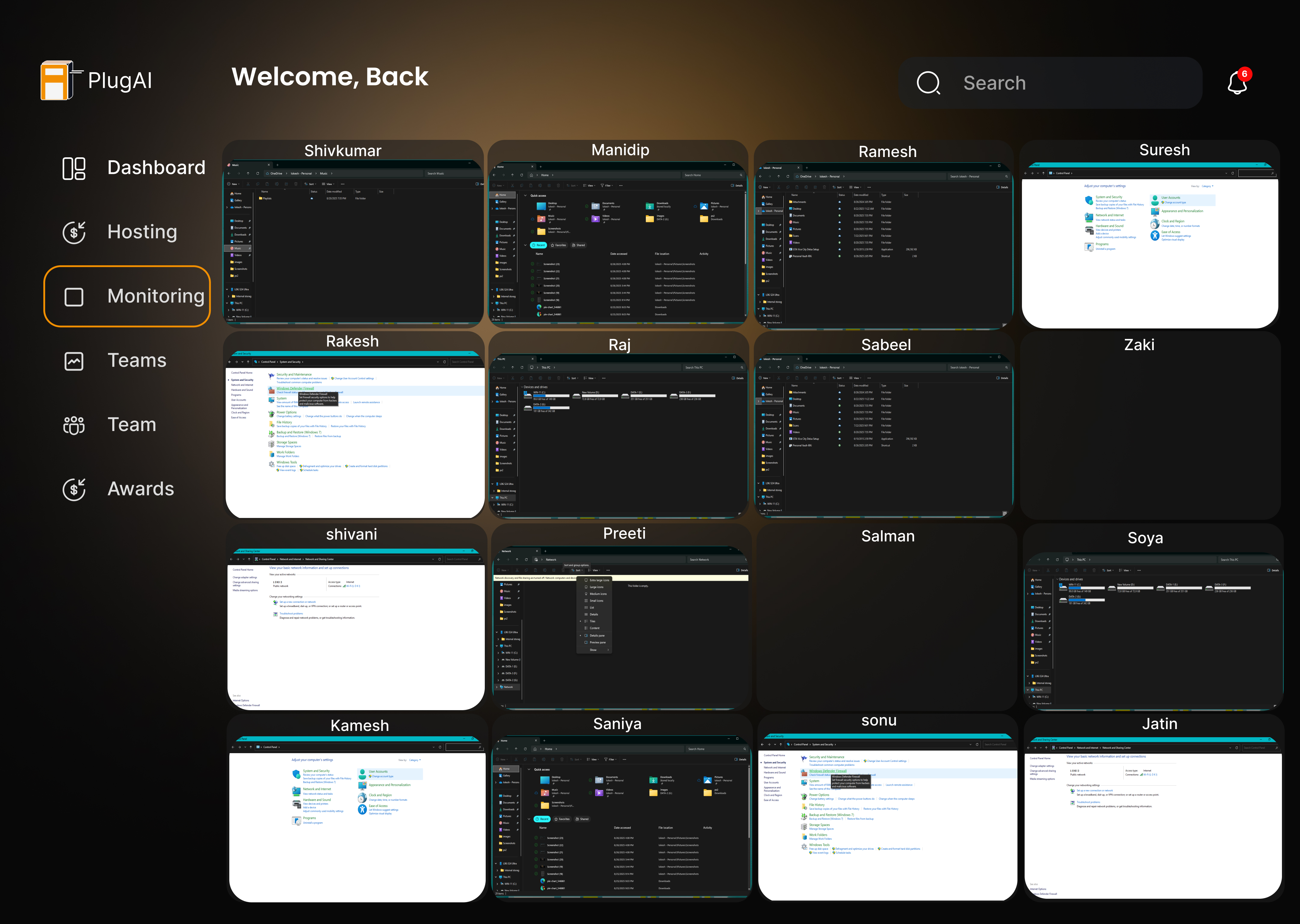 Desktop Hosting & Control